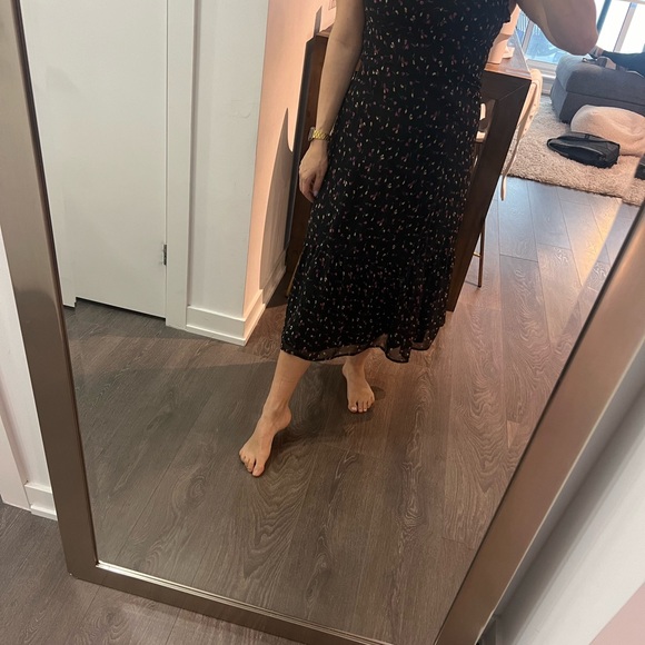 FRANKLIN AND DAISY floral midi dress NWT - Picture 3 of 4